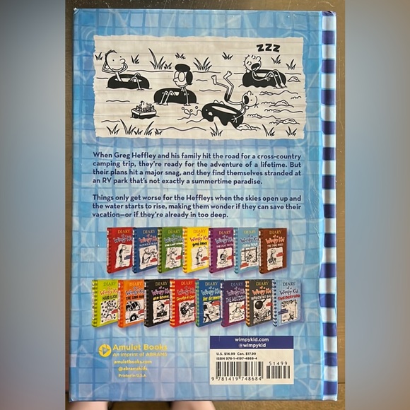 Diary Of A Whimpy Kid The Deep End by Jeff Kinney Hardcover Book Brand New - Picture 2 of 2